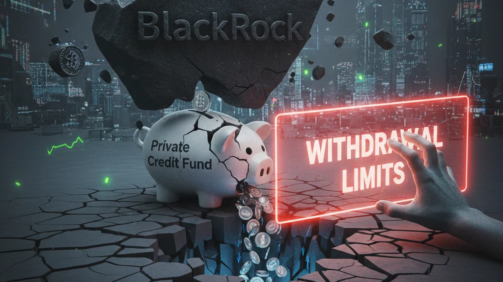 BlackRock Private Credit Fund Cracks, Rattling Crypto